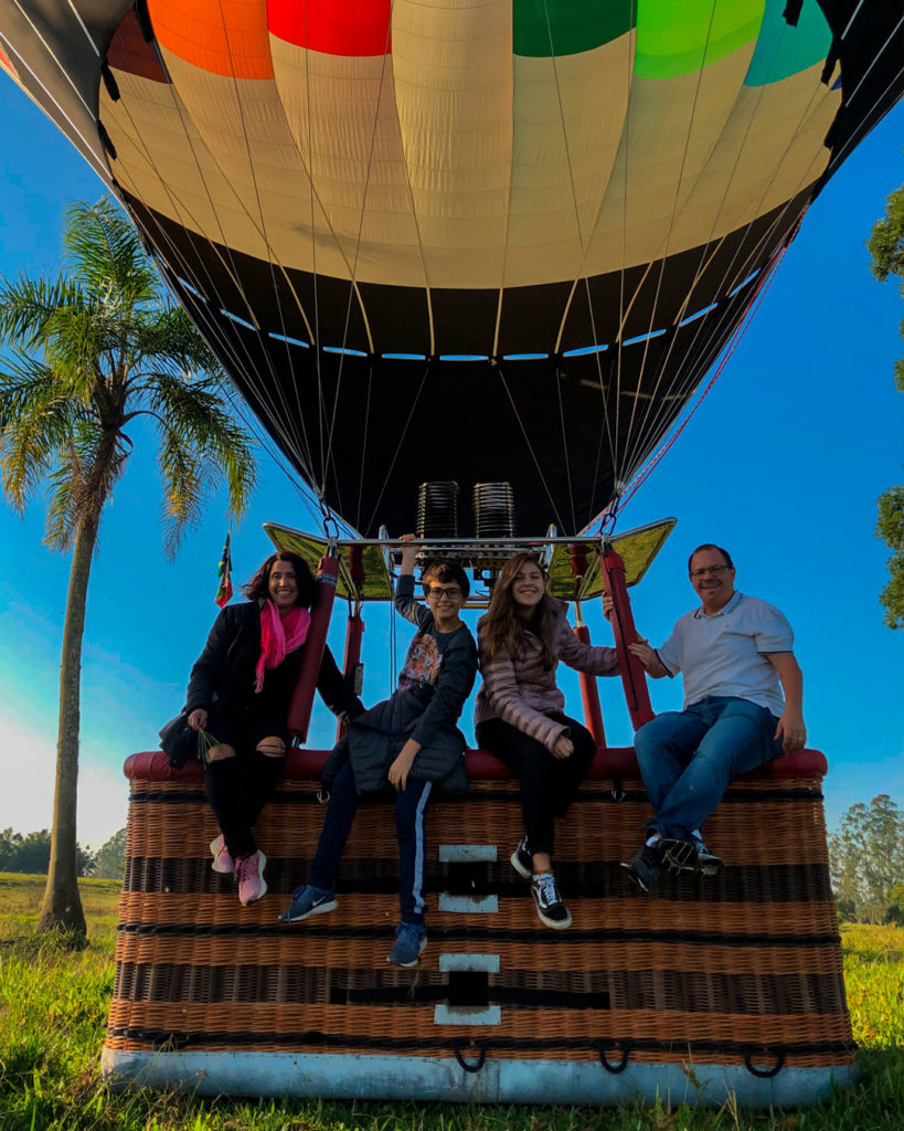 voo de balão privativo